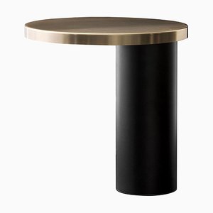 Mesa Flamp Cyldda Satin Gold de Angeletti & Ruzza para Oluce