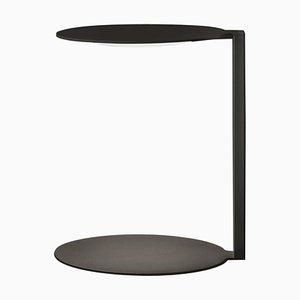 Lámpara de mesa Duca de metal gris cálido de Nicola Gallizia para Oluce