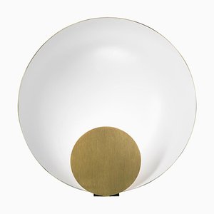 Large Table Lamp Siro Satin Gold by Marta Perla for Oluce