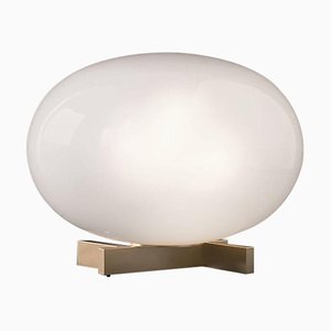 Soto Alba Opaline Blown-Glass Table Lamp by Mariana Pellegrino for Oluce