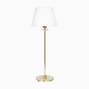 Uno Small Polished Brass Table Lamp from Konsthantverk