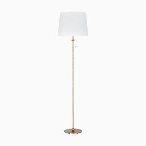 Uno Large Raw Brass Table Lamp from Konsthantverk