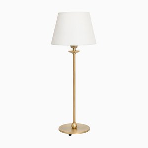 Uno Small Raw Brass Floor Lamp from Konsthantverk