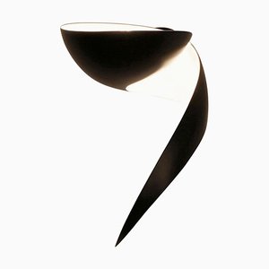 Lámpara de pared Flame negra de Serge Mouille