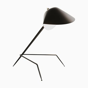 Lampe Tripode Noire par Serge Mouille