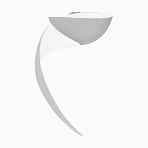White Flame Wall Lamp by Serge Mouille