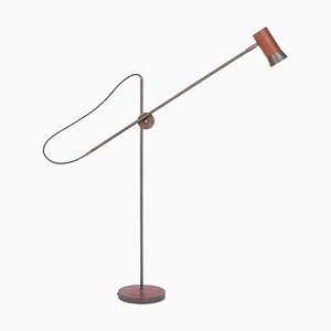 Lámpara de pie Kusk de cuero de óxido de hierro de Sabina Grubbeson para Konsthantverk