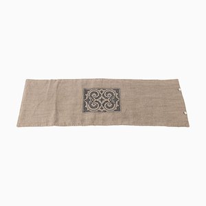 Ainu Collection Hand Embroidered Linen Table Runner by Soshiro, 2020