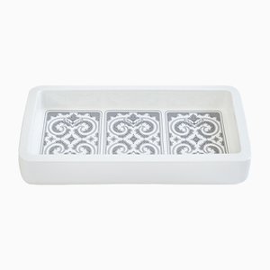 Ainu Collection Bento Inspired Ceramic Serving Platter by Soshiro, 2020