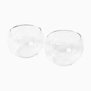 Pok Collection Set of Wine Glasses of Hand-blown Borosilicate Glass by SoShiro, 2019, Set of 2