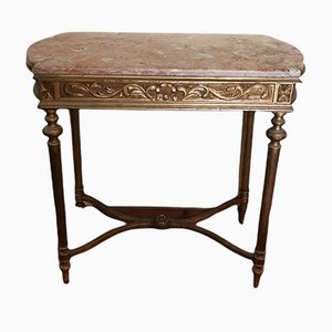 Vintage Wood French Console