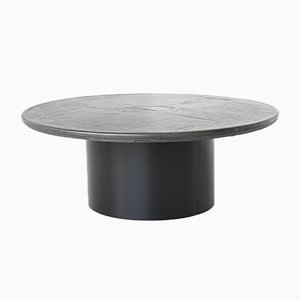 Dark Round Coffee Table by Paul Kingma, The Netherlands, 1995