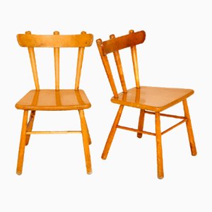 Chaises Scandinaves, Suède, 1950s, Set de 2