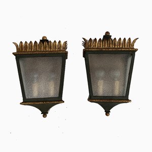 Sconces by Gilbert Poillerat, Set of 2