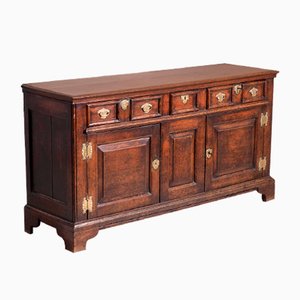 English Style Sideboard with Original Hardware and Patina, 1700s