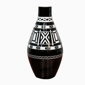 Modernist Vase with a Geometric Pattern, 1950s