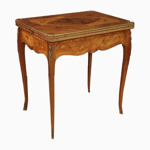 French Game Table in Inlaid Wood