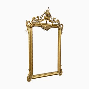 Espejo Luis XV de madera dorada