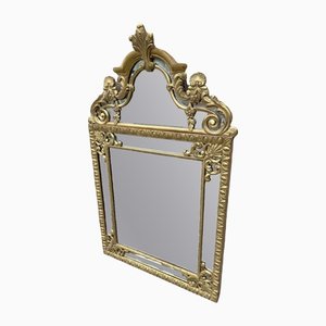Espejo Luis XV de madera dorada