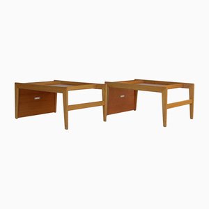 Tables d'Appoint Triva Multifonctionnelles par Yngvar Sandström pour Nordiska Kompaniet, 1960s, Set de 2