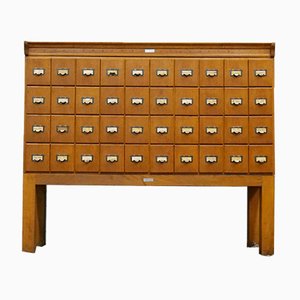 Oak Cabinet with 40 Drawers, Germany, 1930s or 1940s