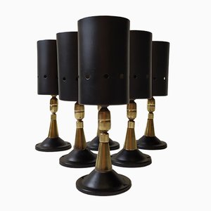 Kleine Scheinwerferlampen von Stilnovo, 1950er, 6er Set