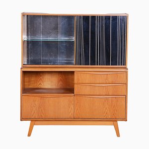 Credenza Mid-Century in frassino di Jitona Soběslav, Repubblica Ceca