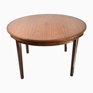 Extendable Flip Flap or Lotus Table from Dyrlund, Denmark, 1960s