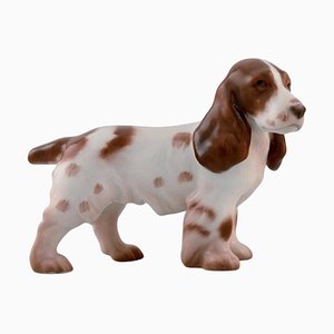 Figurine Cocker Spaniel Modèle Numéro 2172 en Porcelaine de Bing & Grøndahl