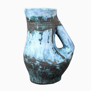 Mid-Century French Ceramic Pitcher / Vase by Jacques Blin (Circa 1950s)