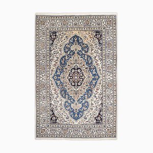 Floral Nain Rug with Border and Medallion