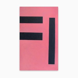 Daniel Göttin, Untitled 2 (Pink), 1992, Acryl auf Pavatex