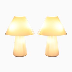 Handgefertigte Murano Tischlampen von Gianni Seguso, 1970er, 2er Set