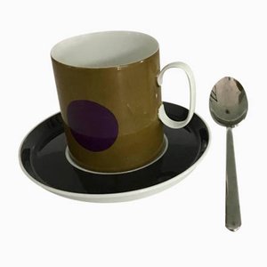 Porzellan Kaffeetassen von Rosenthal Studio, 6er Set