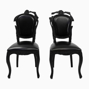 Chaises Smoke par Maarten Baas pour Moooi, 2000s, Set de 2