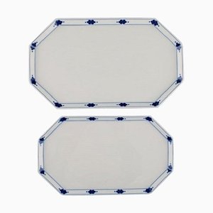 Platos de servicio Corinth de porcelana de Tapio Wirkkala para Rosenthal. Juego de 2