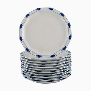 Assiettes Corinth en Porcelaine Peinte en Bleu par Tapio Wirkkala pour Rosenthal, Set de 11