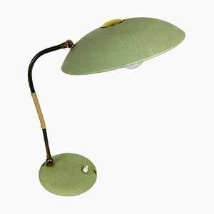 Grüne Italienische Tischlampe im Stil von Stilnovo, 1960er, Italien