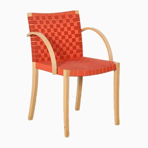 Red-Orange Nr 757 Chair by Peter Maly for Thonet