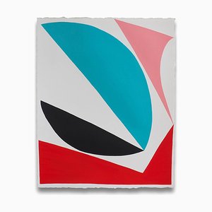 Jessica Snow, Cut Space, 2016, Acrylique sur Papier