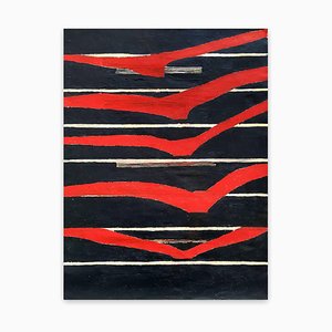Fieroza Doorsen, Untitled (Id 1286), 2017, Öl, Tinte & Acryl auf Leinwand