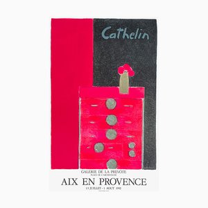 Bernard Cathelin, Expo 92, Galerie de la Prévôté, Aix en Provence, Matte Poster Paper