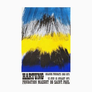 Hans Hartung, Expo 71, Fondation Maeght, 1971, Papel de póster mate