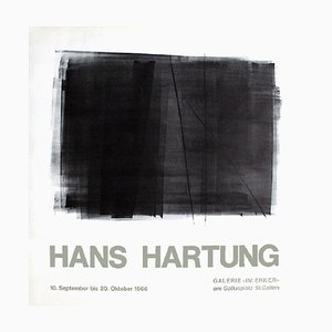 Hans Hartung, Expo 66, Galerie Im Ecker, 1966, Papel de póster mate