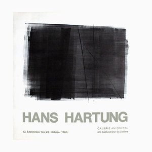 Hans Hartung, Expo 66, Galerie Im Ecker, 1966, Papier Poster Mat
