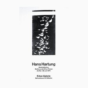 Hans Hartung, Expo 73, Ecker Galerie, 1974, Papier Poster Mat