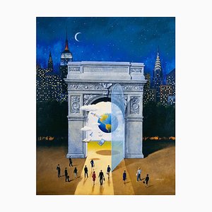 Rafal Olbinski, Tales of Love (Washington), 2021, Giclée sur Papier