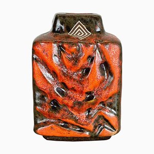 Jarrón WGP Fat Lava de cerámica de Carstens Tönnieshof, Germany, años 70