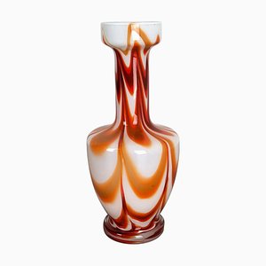 Large Vintage Pop Art Opaline Florence Vase