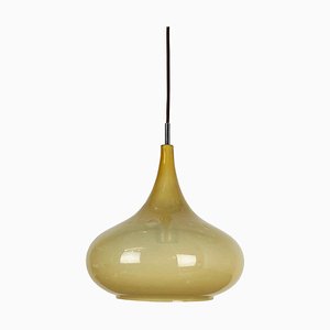 Glass Hanging Light from Doria Lights, Germany, 1970s